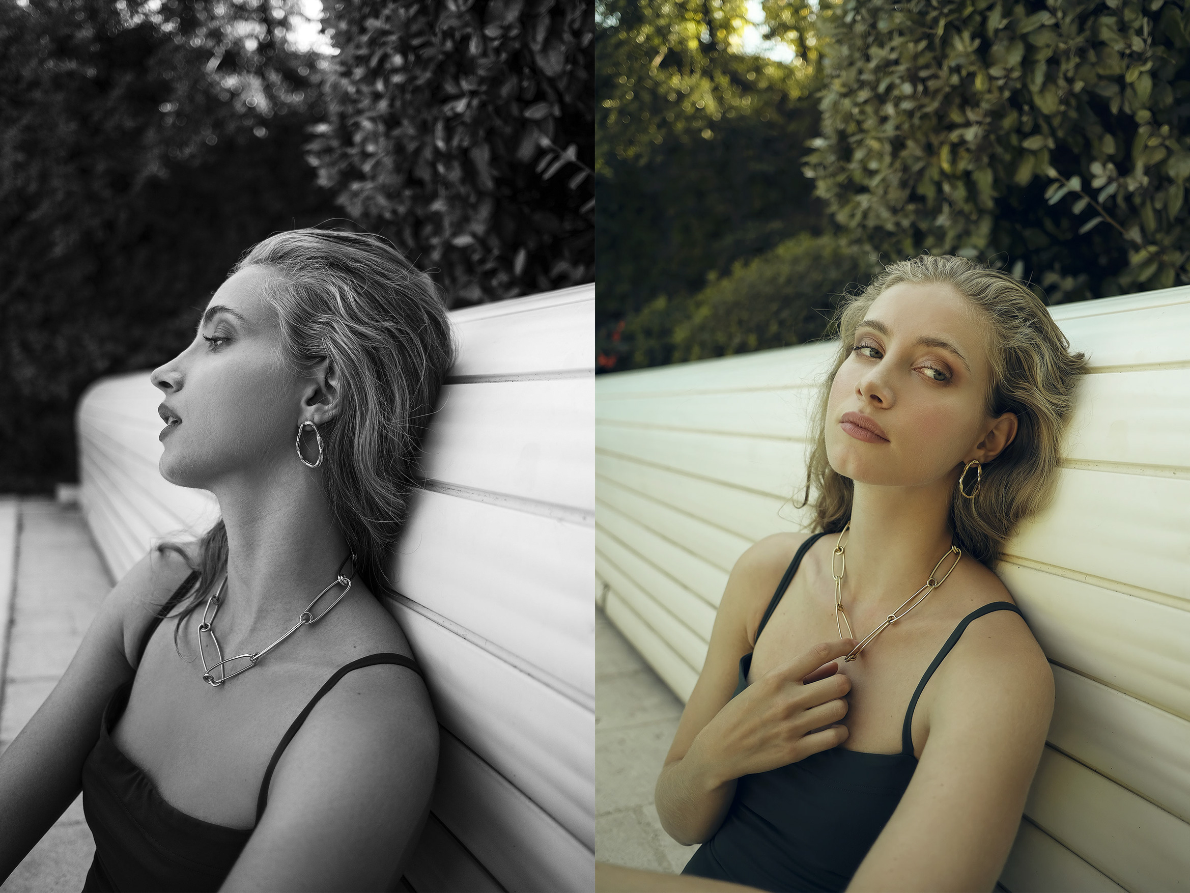 Olympe-mariage beau-costumes campagne photographie maillot de bain piscine photo modele mathilda galmot leah hoffman charlotte lamouroux coline berger damien lemaire